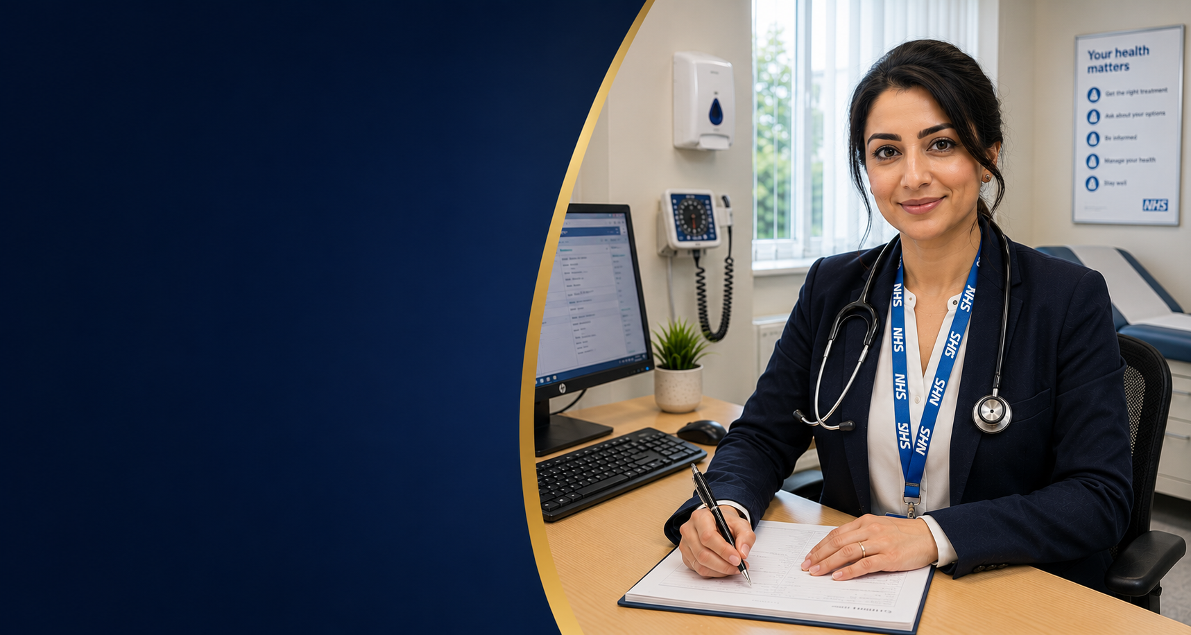 Pharmacist Independent Prescriber at desk