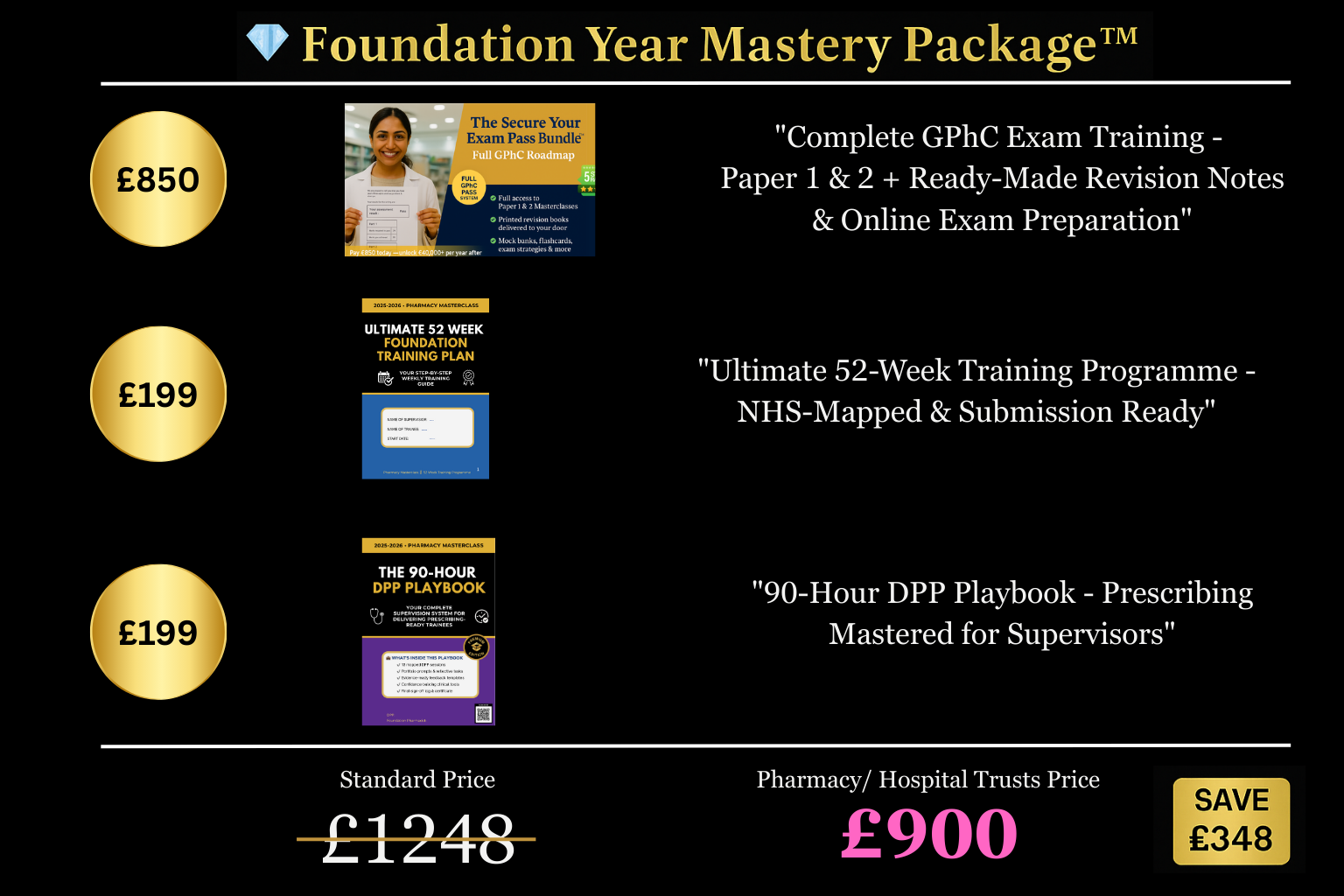 Foundation Year trainee holding handbook