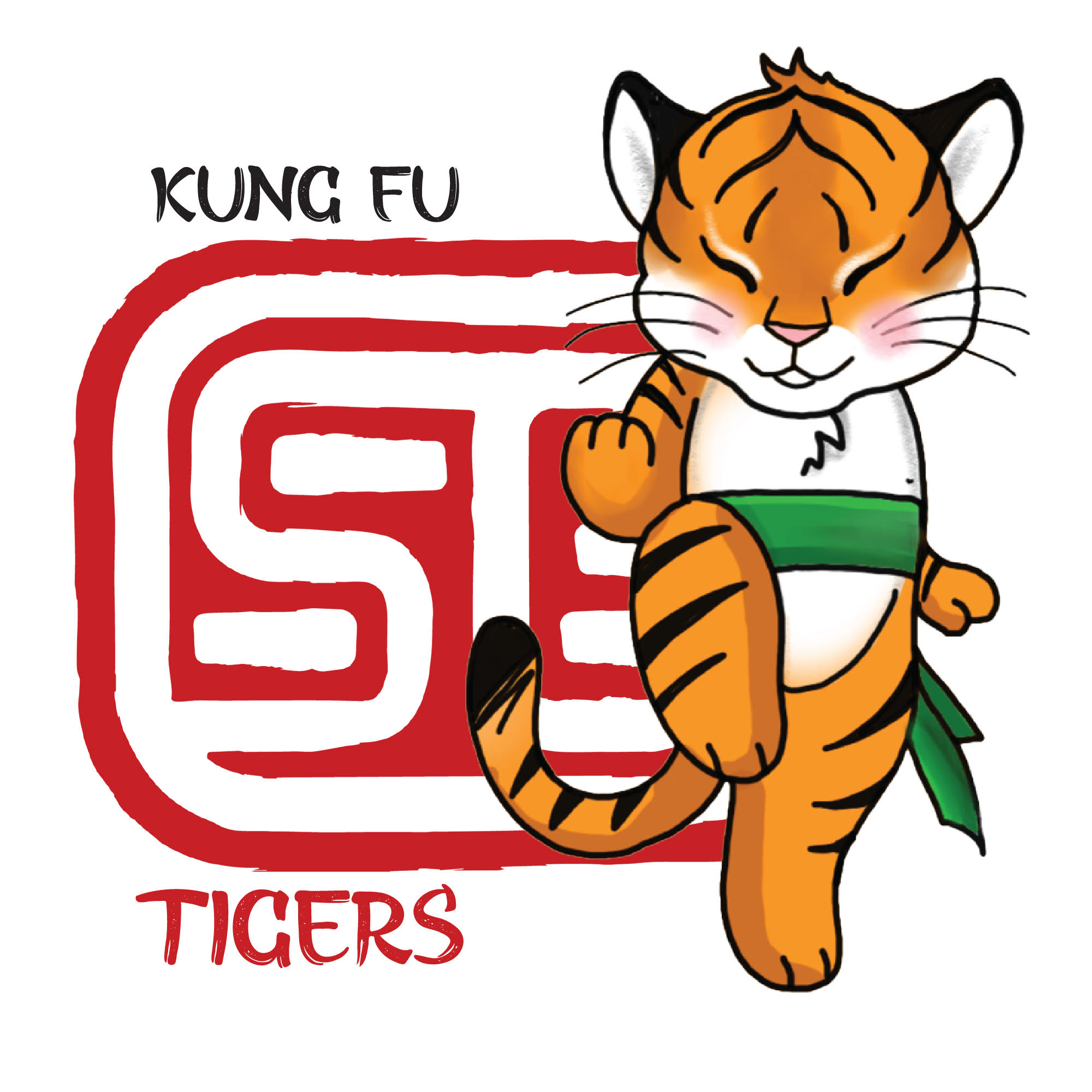 Tiger Kung Fu class for children aged 6 to 8
