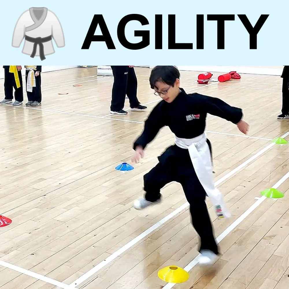 Developing agility through children's Kung Fu