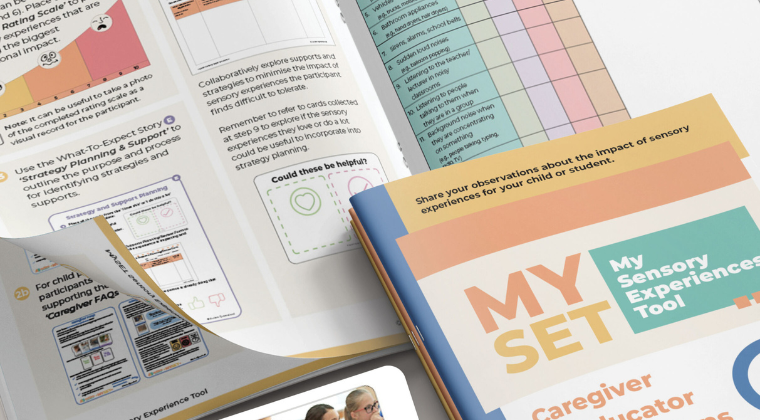 Examples of the MYSET tool booklets