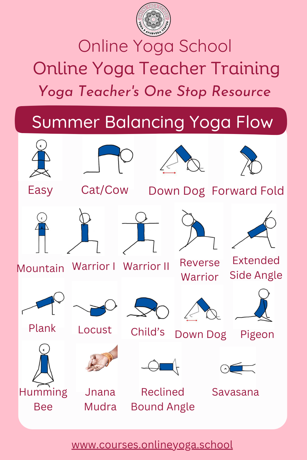 summer yoga balancing flow