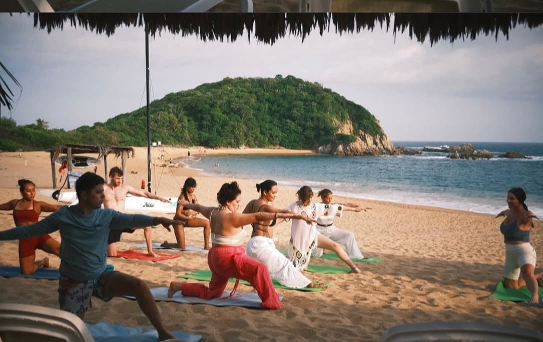 Teaching Yoga With FitBodies in Mexico