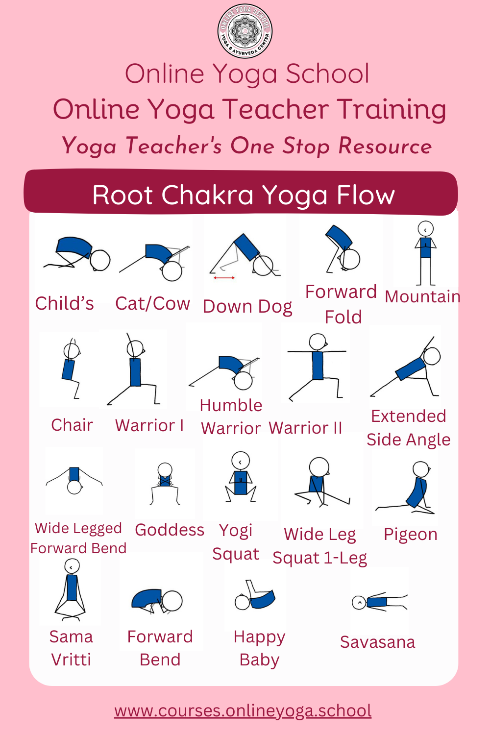 Root Chakra Yoga Flow Sequence