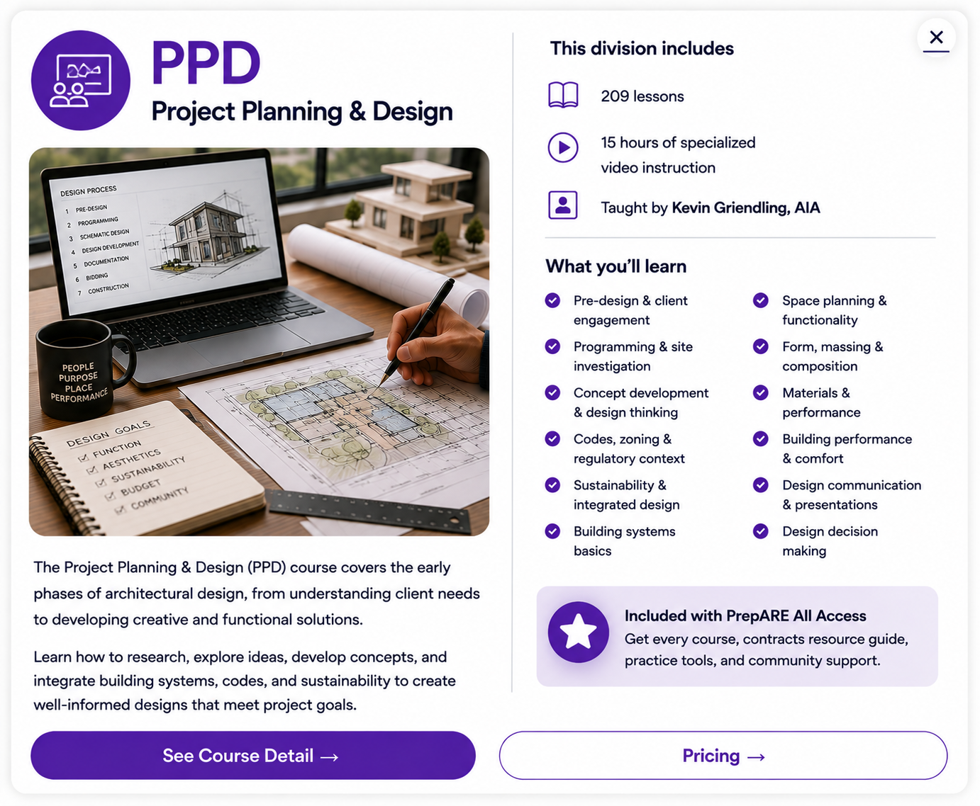 Project Planning and Design course details