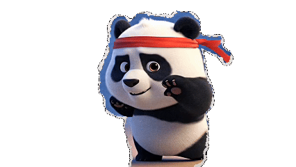Panda animado