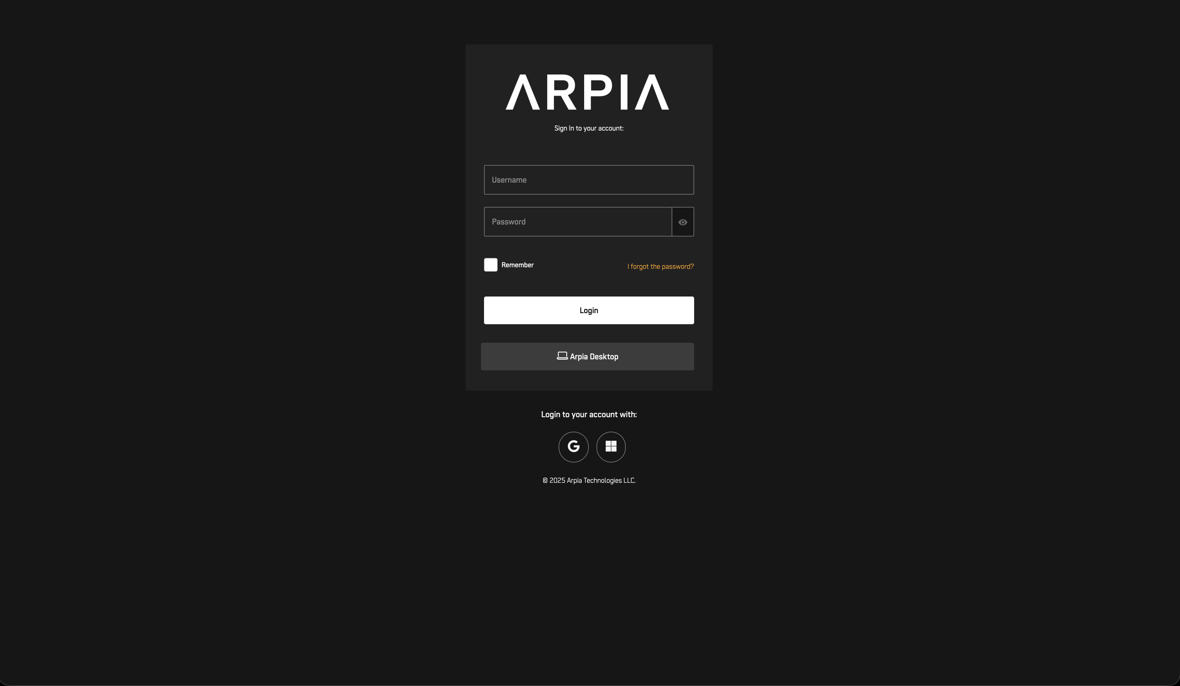 ARPIA Email Login