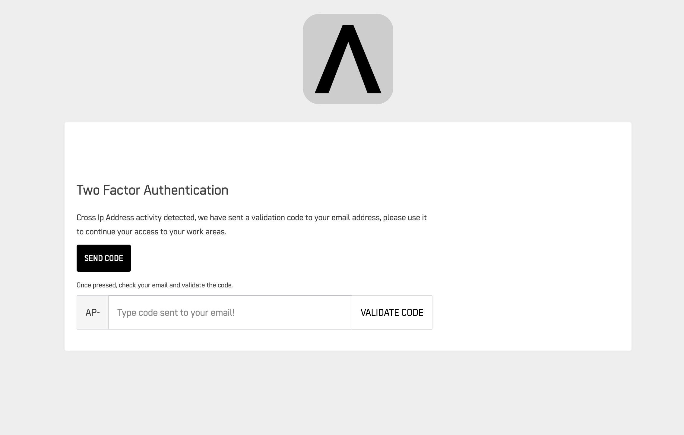 ARPIA 2FA Verification