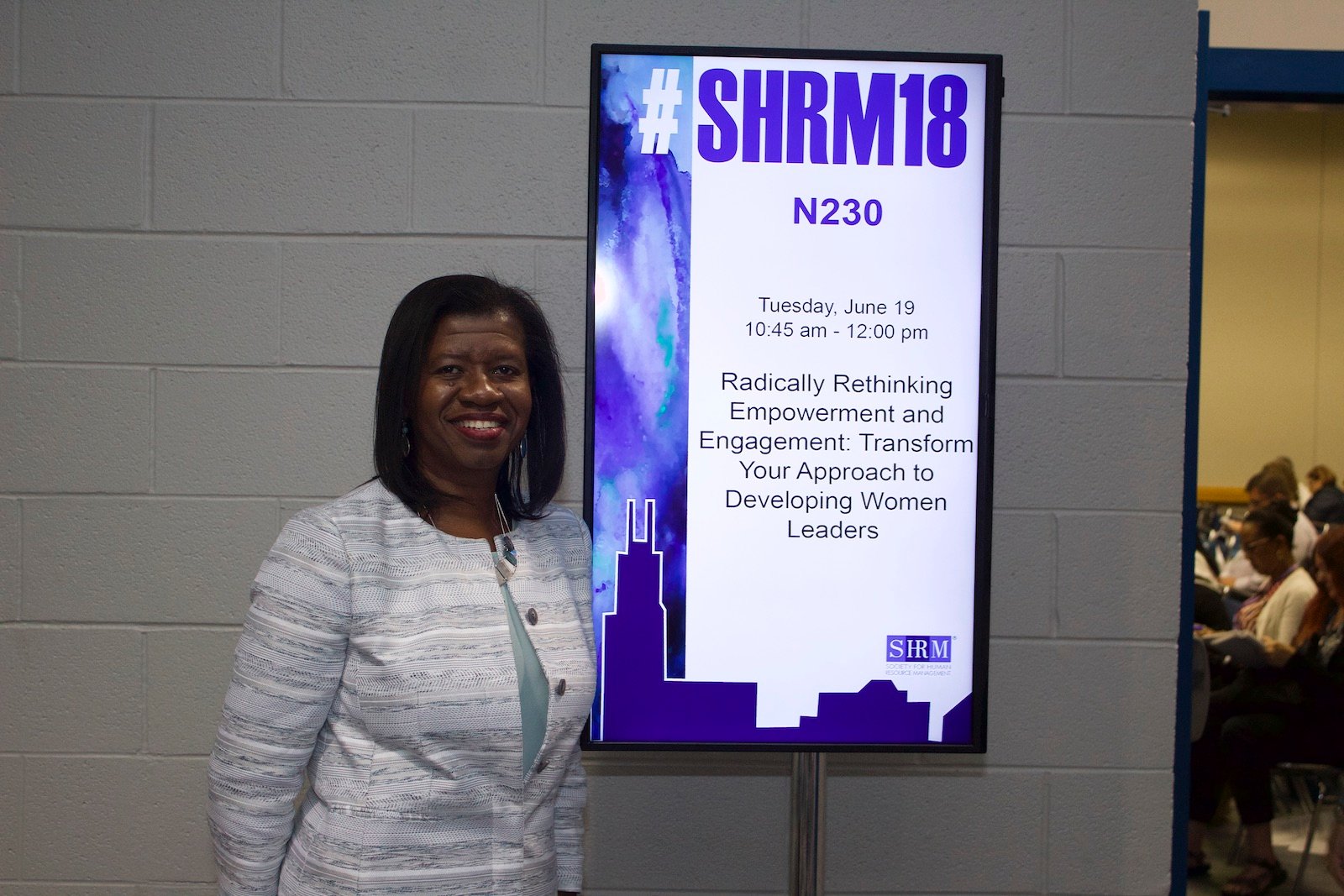 Margaret Spence facilitating a women's leadership development session