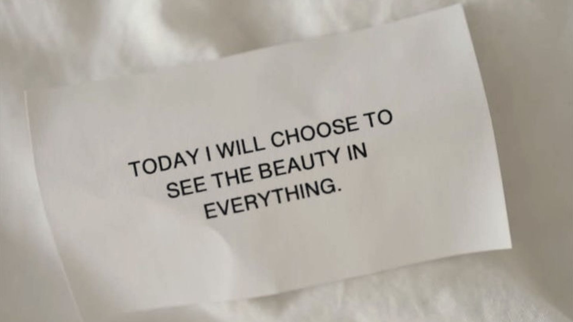 Today I will choose to see the beauty in everything