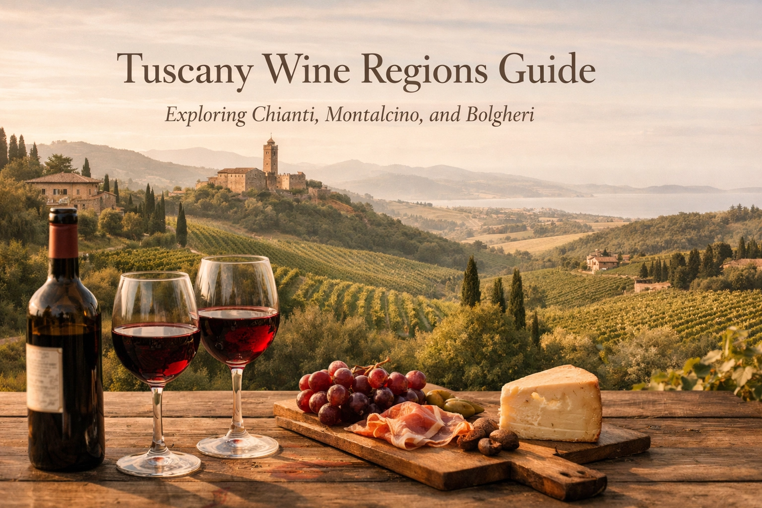 [HERO] Tuscany Wine Regions Guide: Exploring Chianti, Montalcino, and Bolgheri