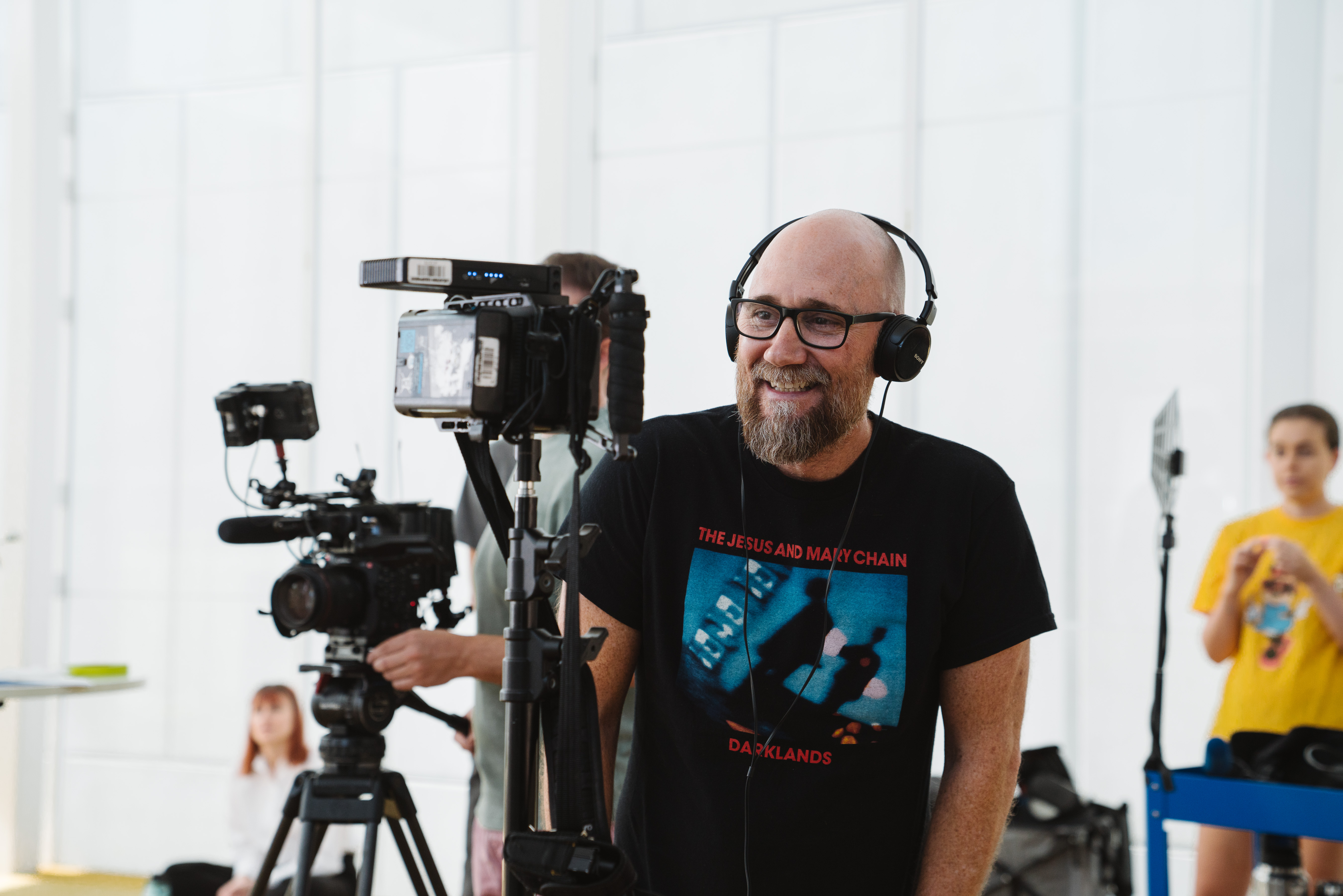 Team engaging with Bullshift book and mug